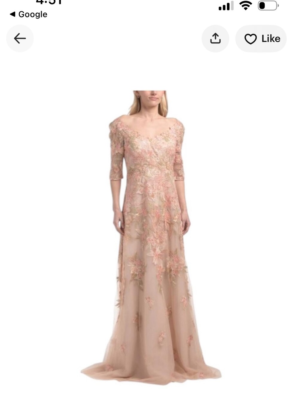 Teri Jon Mother of the Bride dress NWT